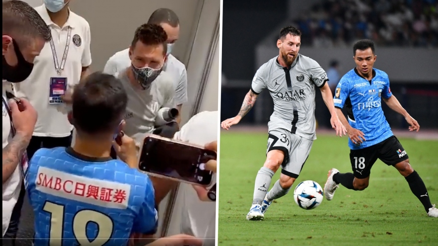 “Messi Thái” Chanathip xin chữ ký của Messi “xịn”